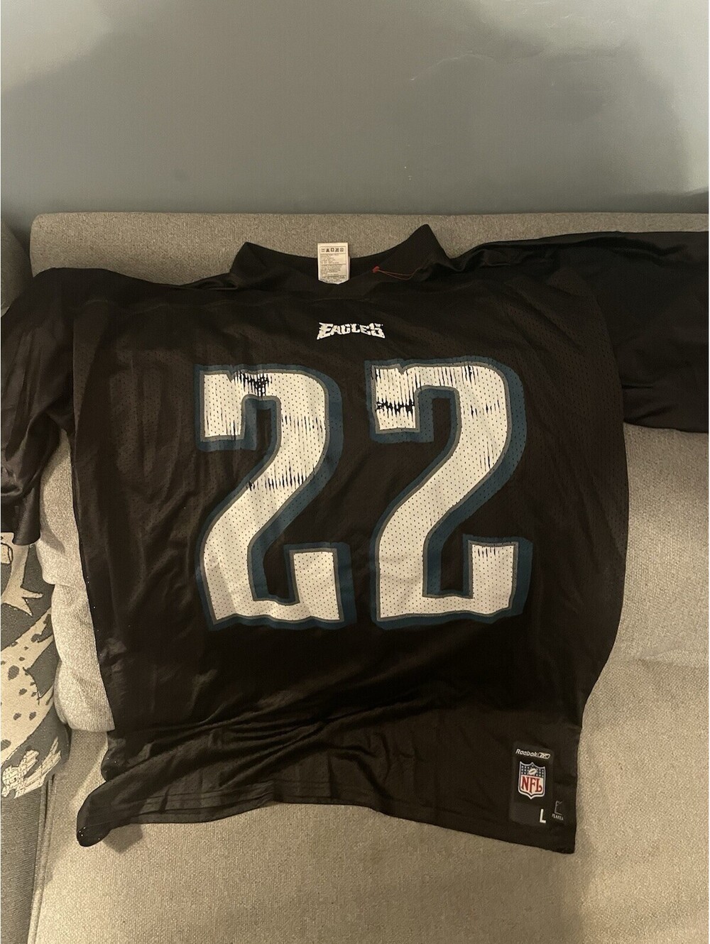 Asante Samuel Philadelphia Eagles Jersey Size Large